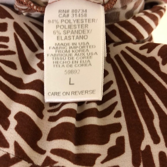 BCBG patterned wrap dress - Picture 5 of 5